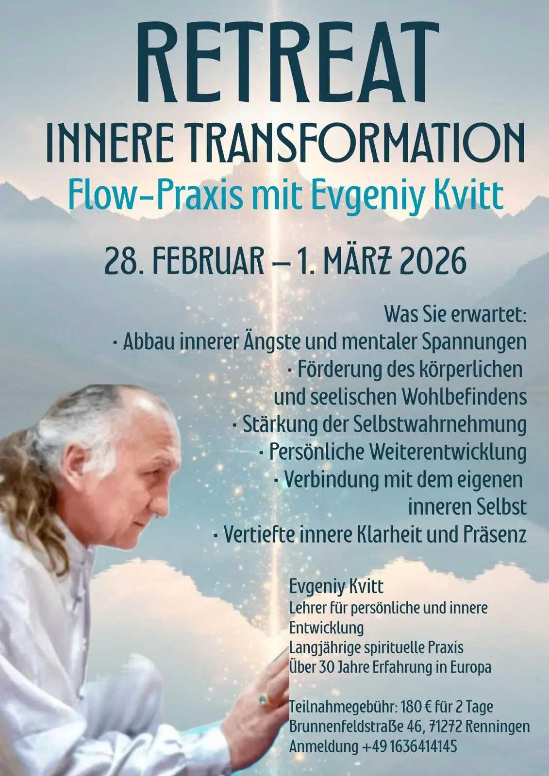 Retreat Evgeniy Yoga Relax Leonberg